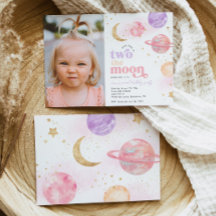 Foto 2: Convites de Aniversário da Moon Girl