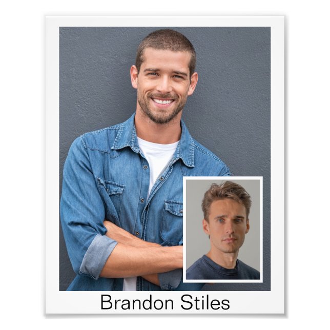 Foto 8x10 Capturas de Comunicação Atuais para Chamadas  (Frente)