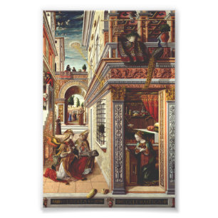 Foto A Anunciação Carlo Crivelli Arte Renascentista