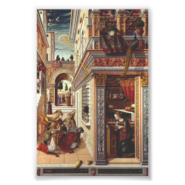 Foto A Anunciação, com o Santo Emidius (Frente)