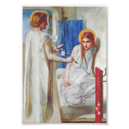 Foto A Anunciação por Dante Gabriel Rossetti