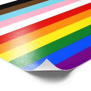 Foto A bandeira do orgulho de onze listras da SlipperyJ