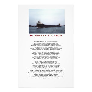 Foto A caixa de presentes Edmund Fitzgerald com nomes d