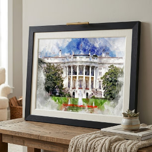 Foto A Casa Branca em Washington, DC – Fachada Sul