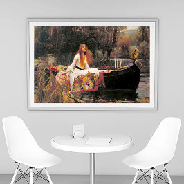 Foto A Dama de Shalott 1888 John William Waterhouse