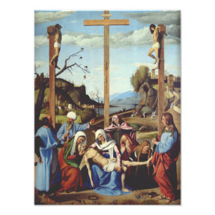 Foto A Deposição de Jesus Cristo Arte de Ícone Sagrado