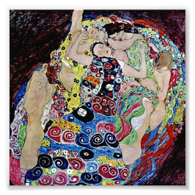 Foto A donzela de Gustav Klimt,art nouveau,art deco,vi (Frente)