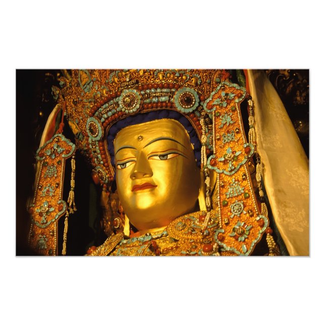 Foto A estátua de Jowo Buddha, o Templo Jokhang, (Frente)