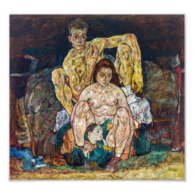 Foto A Família | Egon Schiele | (Frente)