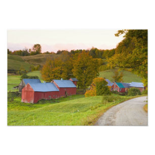 Foto A Fazenda Jenne em Woodstock, Vermont. Outono.