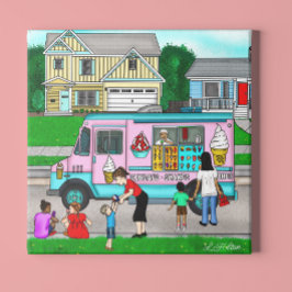 Foto A Hot Summer Day | A Whimsical Illustration