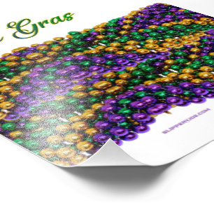 Foto A icônica imagem temática de Mardi Gras da Slipper