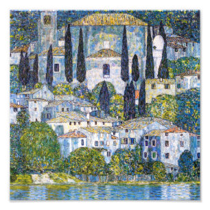Foto A Igreja em Cassone   Gustav Klimt   POSTER