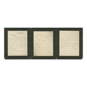 Foto A letra famosa de Lincoln a Greeley