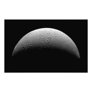 Foto A lua Enceladus de Saturn