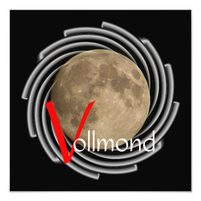 Foto A lua, la lune, la luna, posteres the moon (Frente)