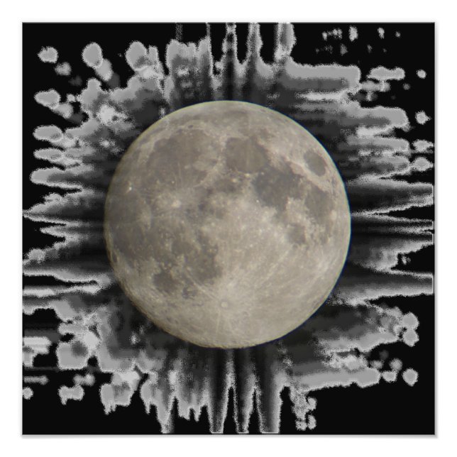 Foto A lua, la lune, la luna, posteres the moon (Frente)