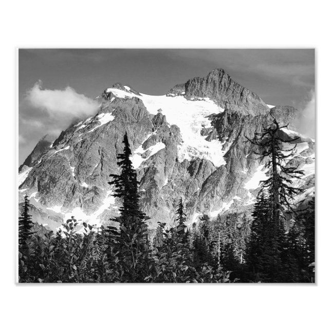 Foto A mountain in North Cascades National park  (Frente)