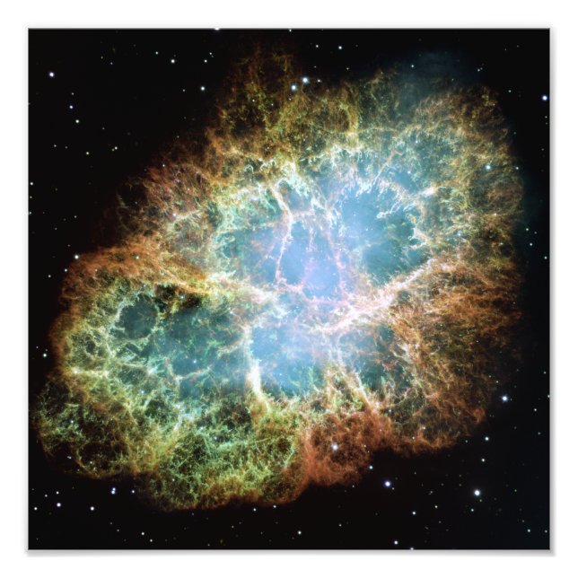 Foto A Nebulosa do Caranguejo (Telescópio Hubble) (Frente)