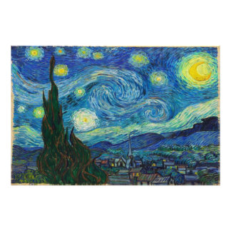Foto A Noite Estrelada de Vincent van Gogh