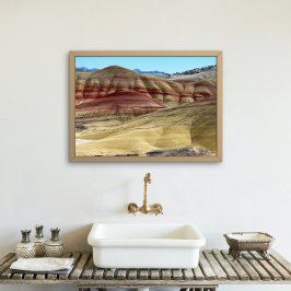 Foto A paisagem das Colinas pintadas