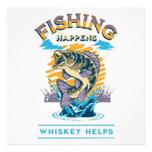 Foto A Pesca Acontece. Whiskey ajuda!