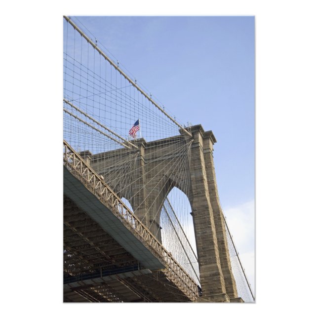 Foto A Ponte de Brooklyn na cidade de Nova York, Nova (Frente)