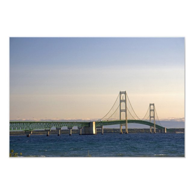 Foto A Ponte Mackinac atravessando os Estreitos de 2 (Frente)
