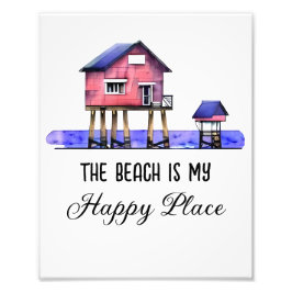 Foto A praia é o meu lugar feliz