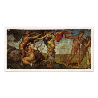 Foto A Queda e Expulsão de Michelangelo, Jardim do Éden