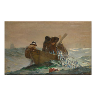 Foto A Rede de Arenque, Winslow Homer