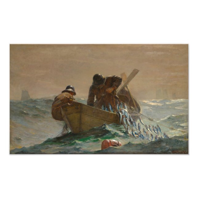 Foto A Rede Herring, Winslow Homer (Frente)