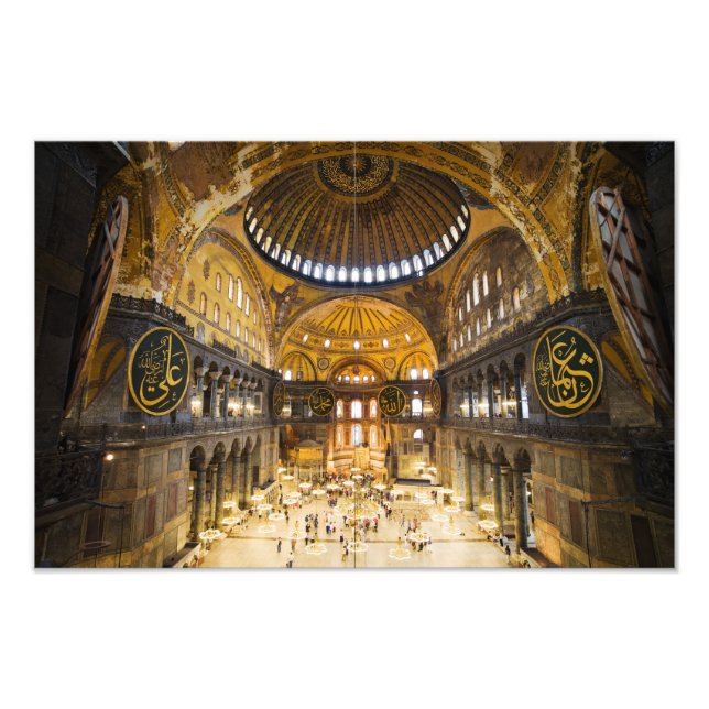 Foto A Santa Sofia Interior em Istambul (Frente)