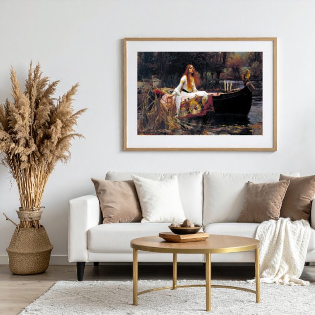 Foto A Senhora de Shalott 1888 John William Waterhouse (Criador carregado)
