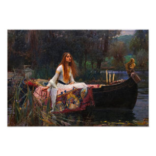 Foto A Senhora de Shalott por John William Waterhouse