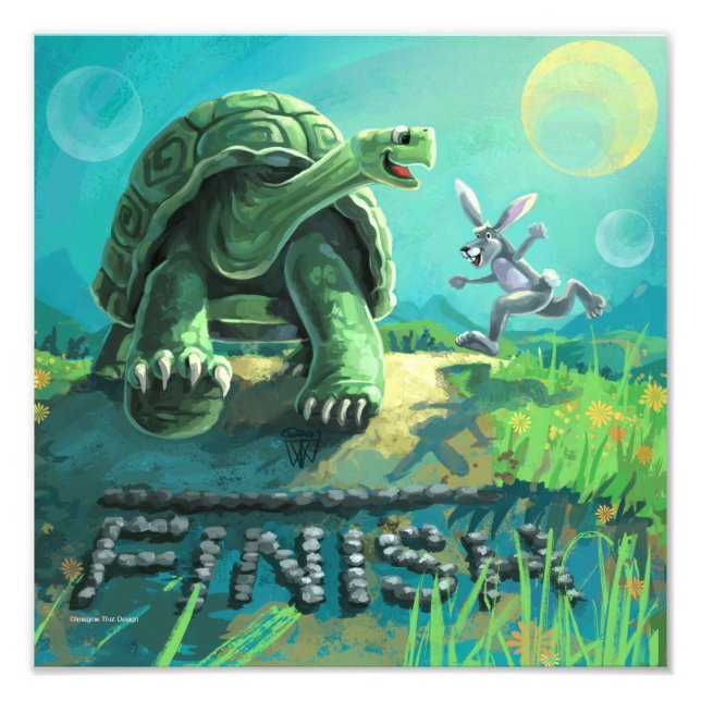 Foto A tartaruga e a arte da lebre (Frente)