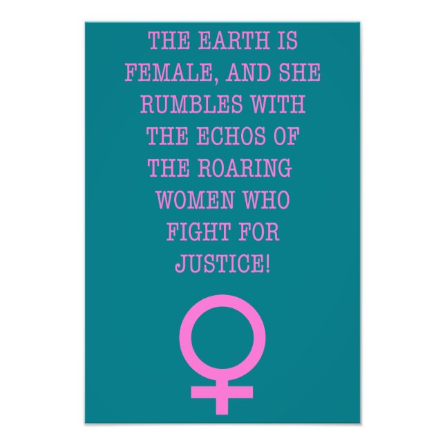 Foto A Terra é Mulher (Frente)