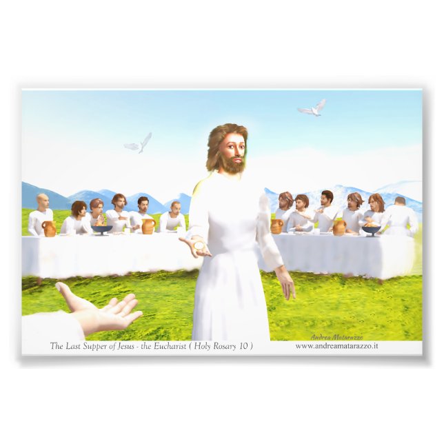 Foto A Última Ceia de Jesus - Eucaristia (Frente)