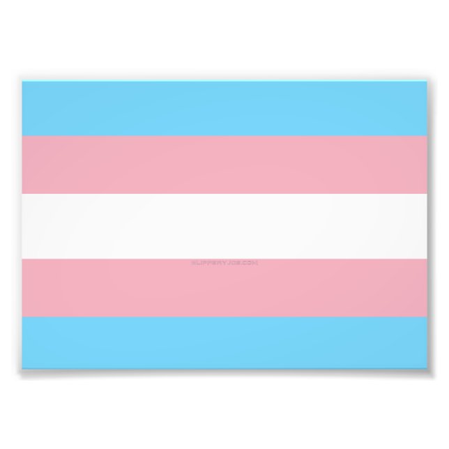 Foto A visibilidade da bandeira do orgulho transgênero  (Frente)