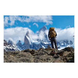 Foto A vista do Monte Fitzroy no mirante