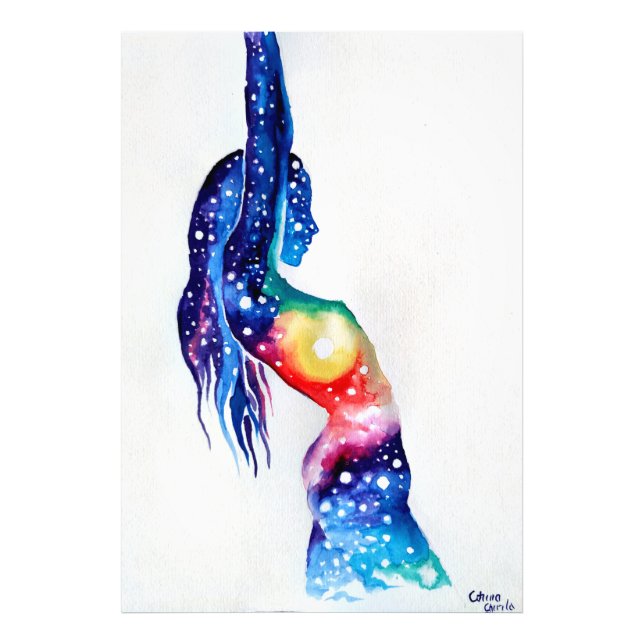 Foto A woman and her inner universe   (Frente)