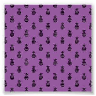 Foto Abacaxi Tropical Fruta de Verão Roxo Preto