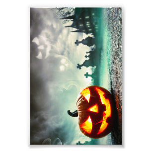 Foto Abóbora de Halloween brilhante do SlipperyJoe wa