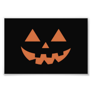 Foto Abóbora de Halloween com Rosto de Jack O' Lantern