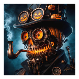 Foto Abóbora de Halloween Steampunk Gótico