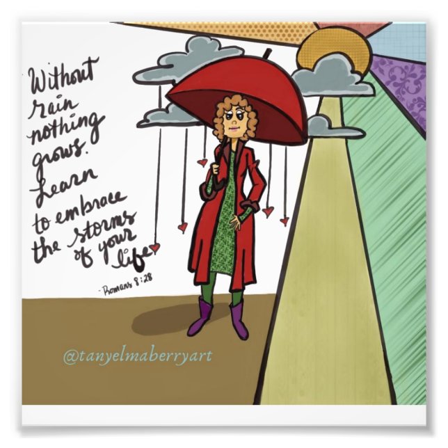 Foto Abraçar a Chuva (Frente)