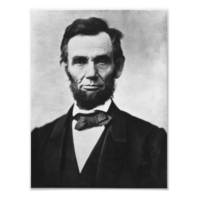 Foto Abraham Lincoln Portrait (Frente)