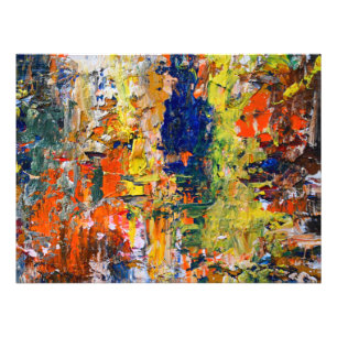Foto Abstração Espontânea - Texturas de Pintura de Óleo
