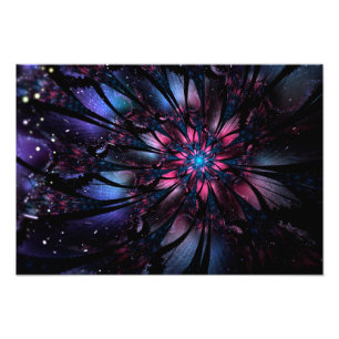 Foto Abstract fractal flower design.