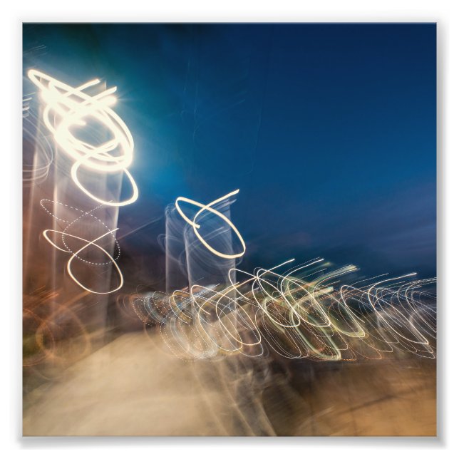 Foto Abstract Intentional Camera Movement Night Light T (Frente)